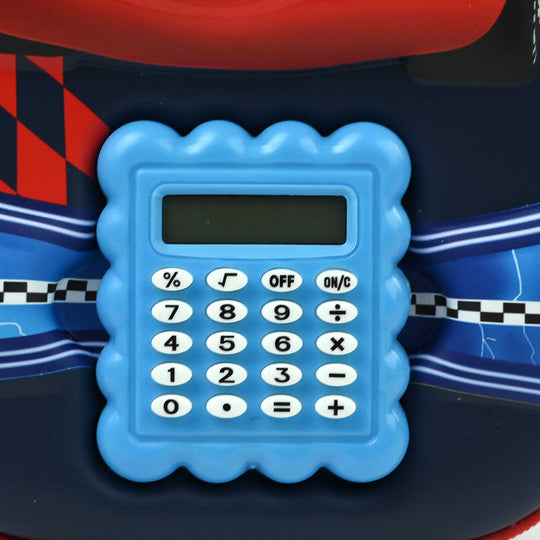 Stationery Pencil Pouch with Built-in Calculator