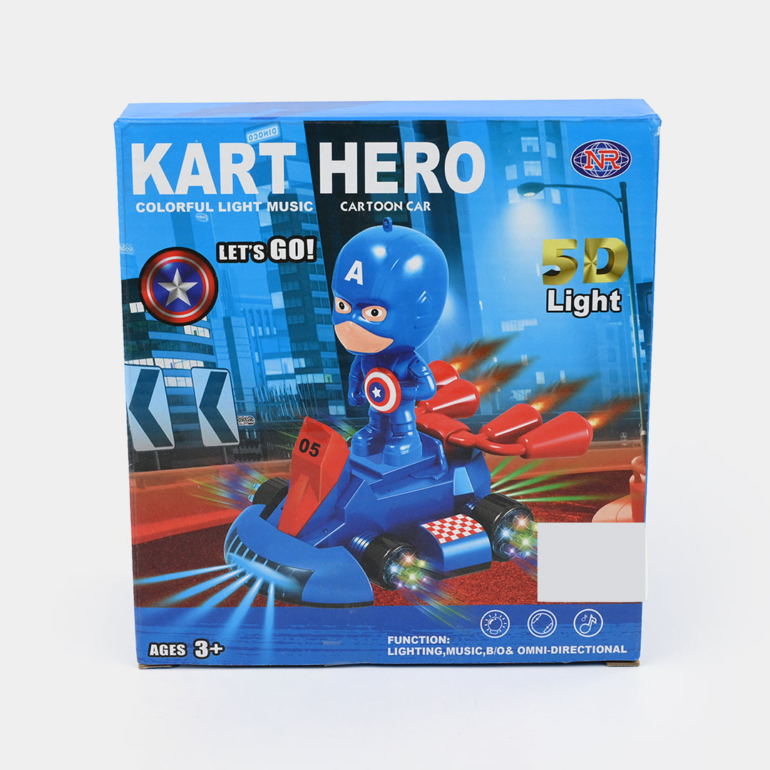 Kart Car City Hero 5D Light & Sound