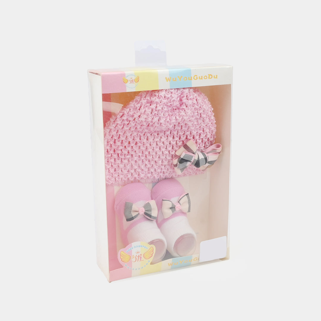 Baby Cap/Hat + Socks Set