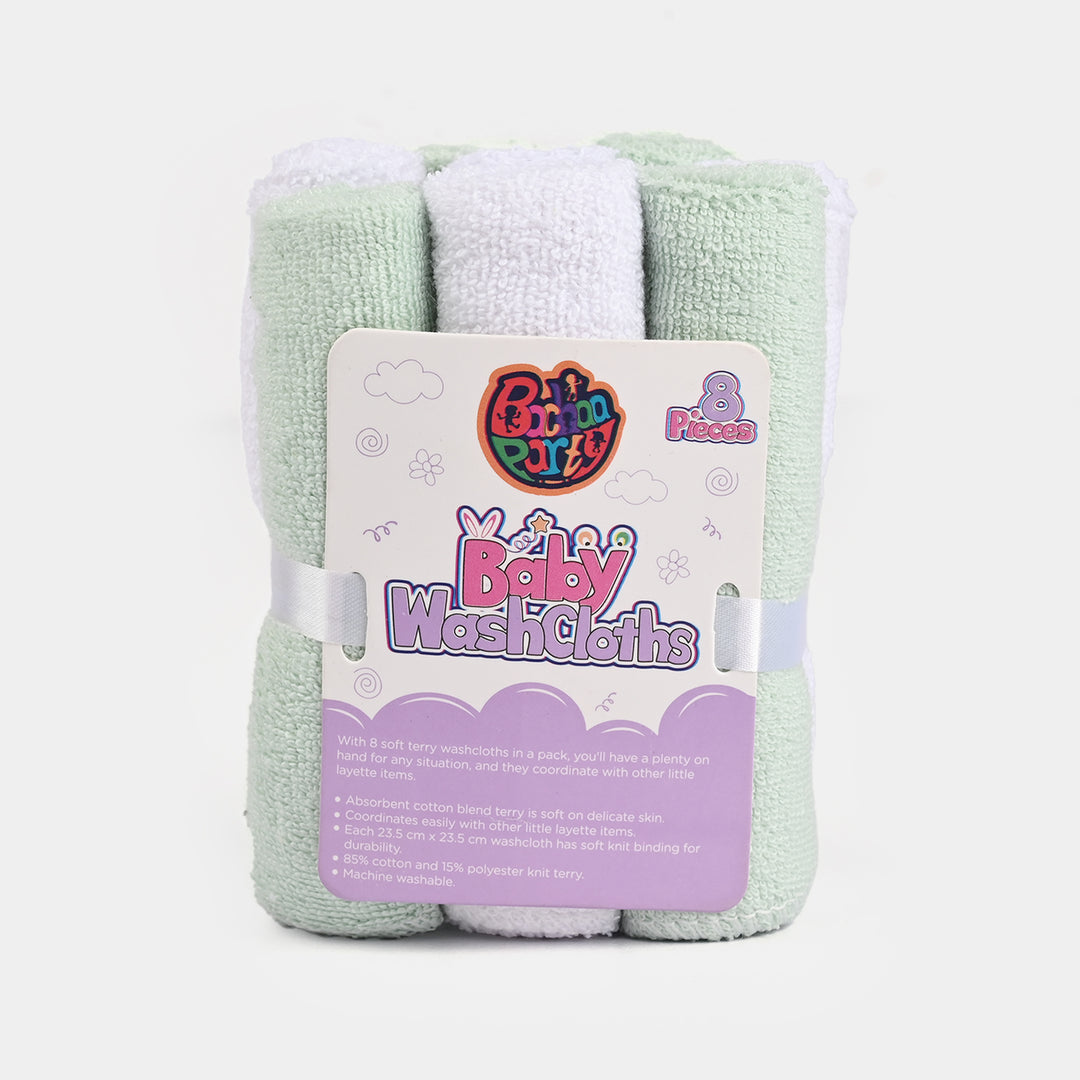 BP Baby 8 Pcs Washcloth Set