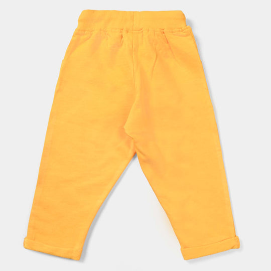 Infant Boys Cotton Terry Sleeping Pyjamas Basic-Citrus