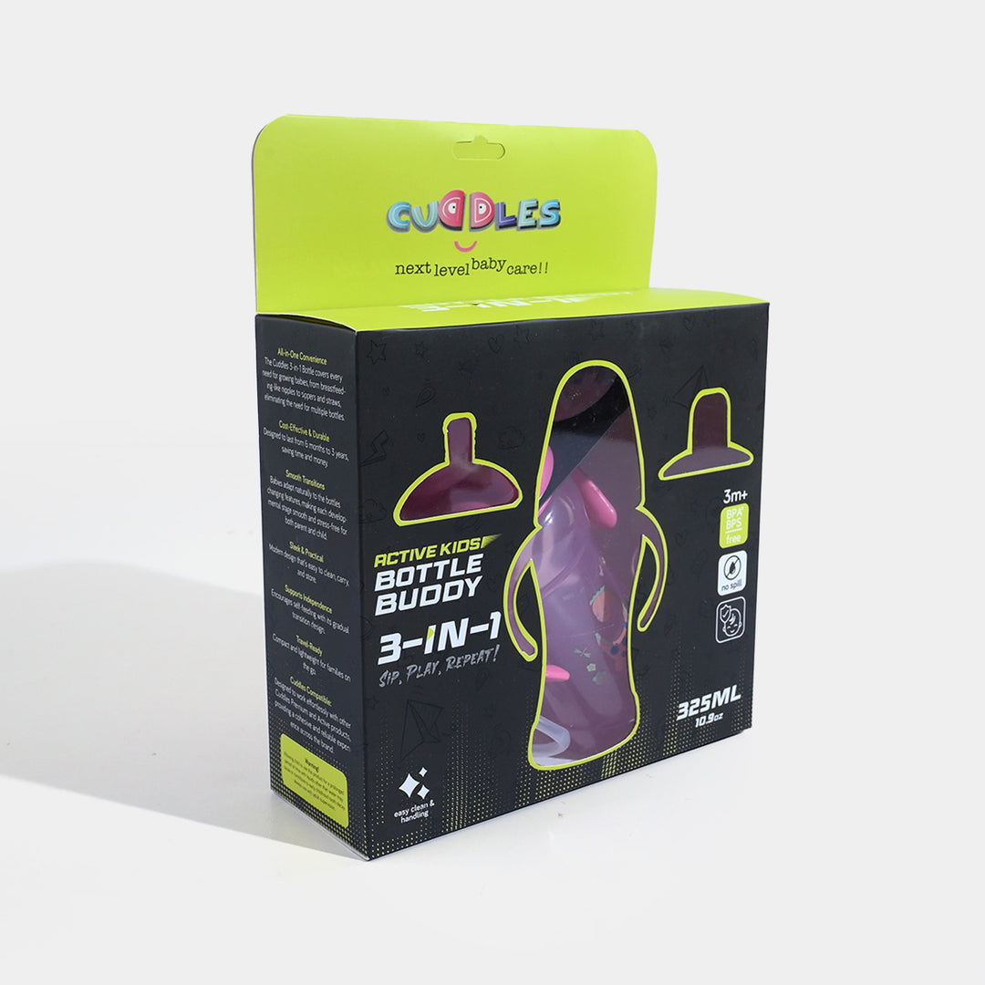 Active Kids Bottle Buddy 3In1 (Pink)