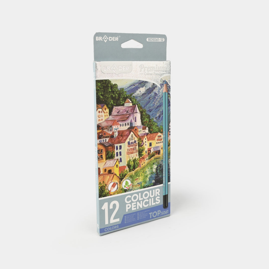 Braden Color Pencils 12PCs For Kids