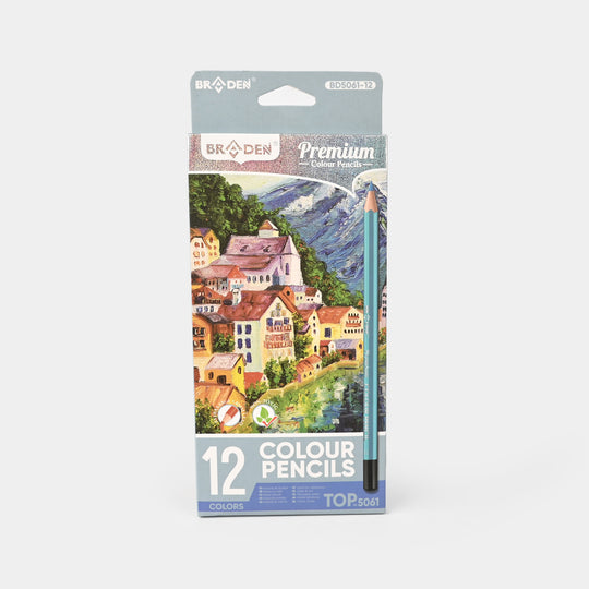 Braden Color Pencils 12PCs For Kids