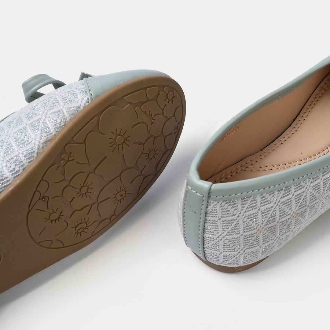 Girls Pumps BS-035-Sea Green