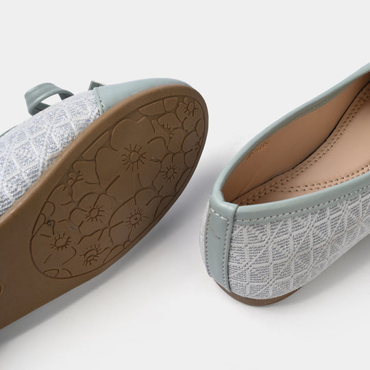 Girls Pumps BS-035-Sea Green