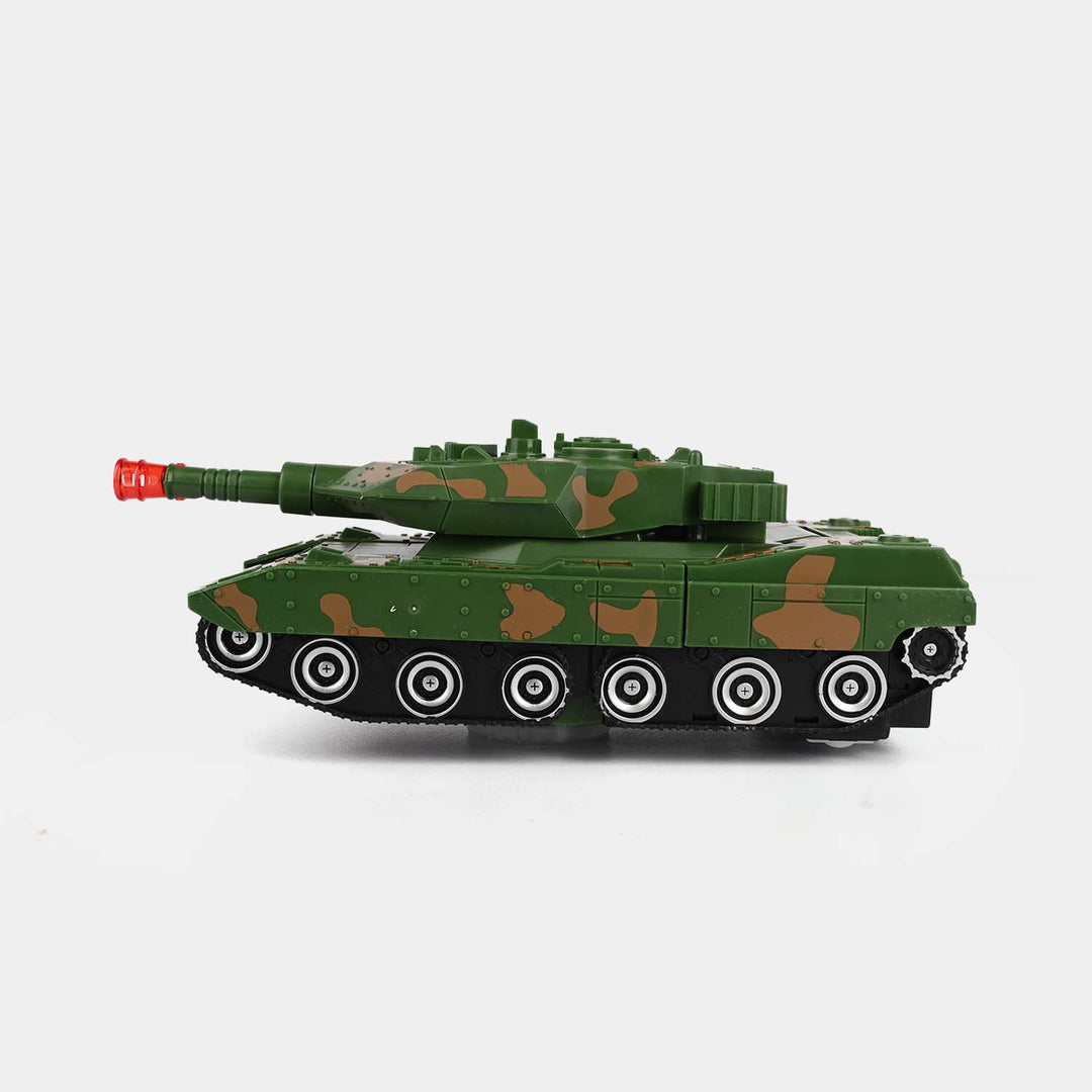 Transformation Combat Tank With Light and Sound