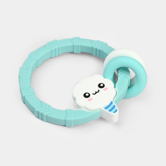 Baby Silicone Teether Ring 3M+