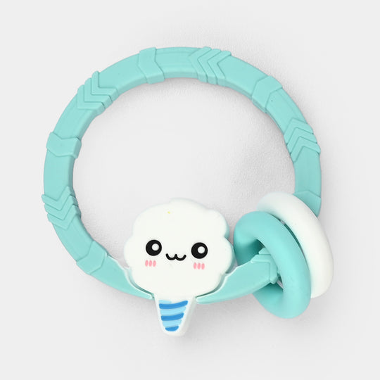 Baby Silicone Teether Ring 3M+