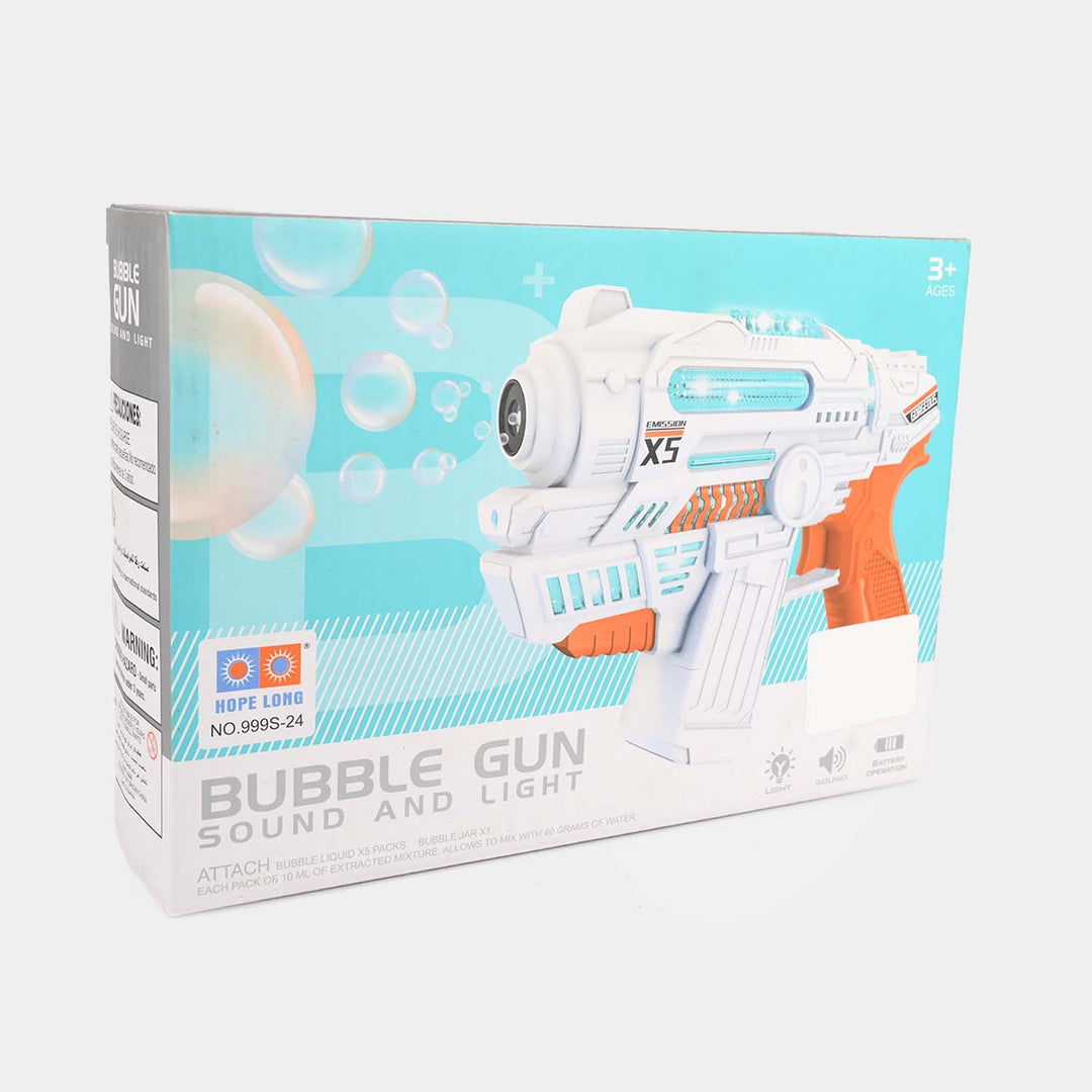 Bubble Toy With Sound & Light For Kids