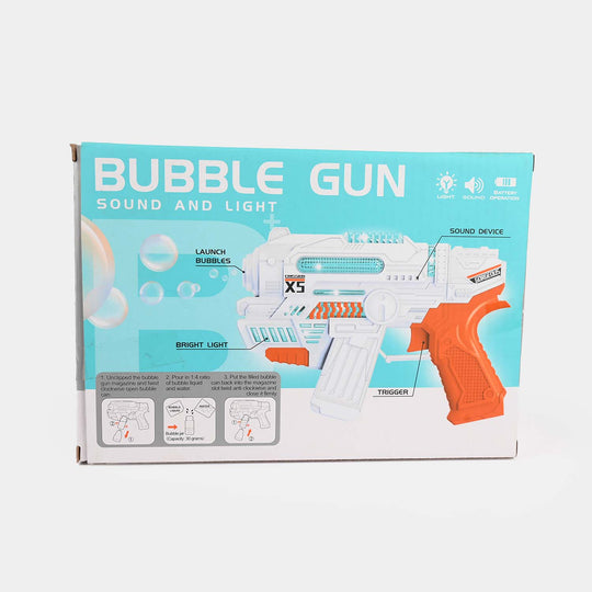 Bubble Toy With Sound & Light For Kids