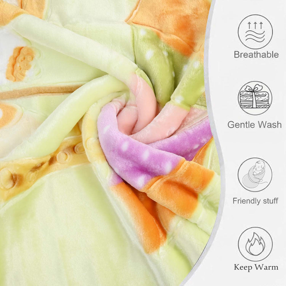 Baby Mora Mink Zipper Plush Blanket
