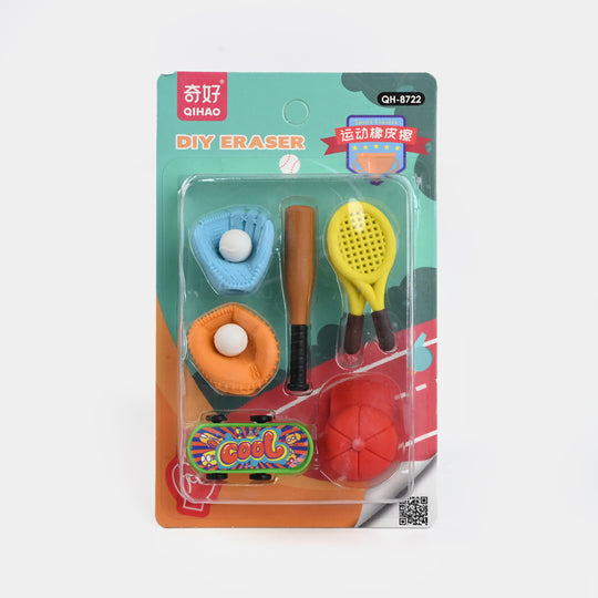 Multi Design Erasers for Kids