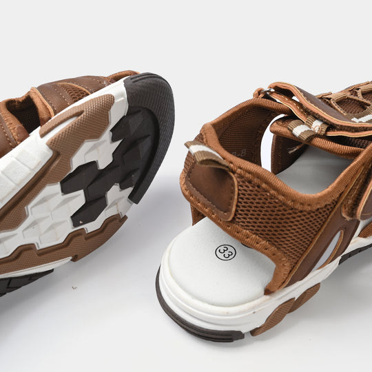 Boys Sandal SF-128-8-BROWN
