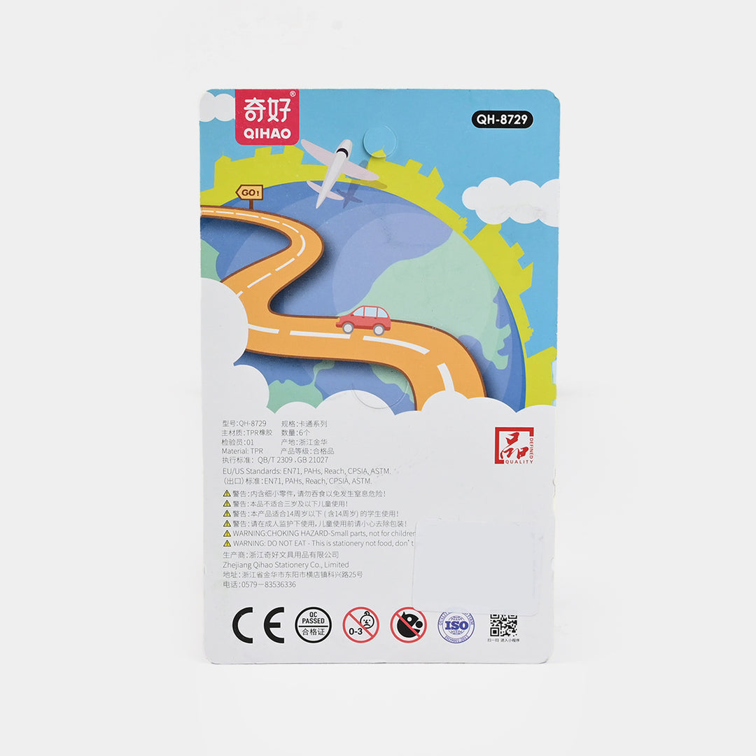 Multi Design Erasers for Kids