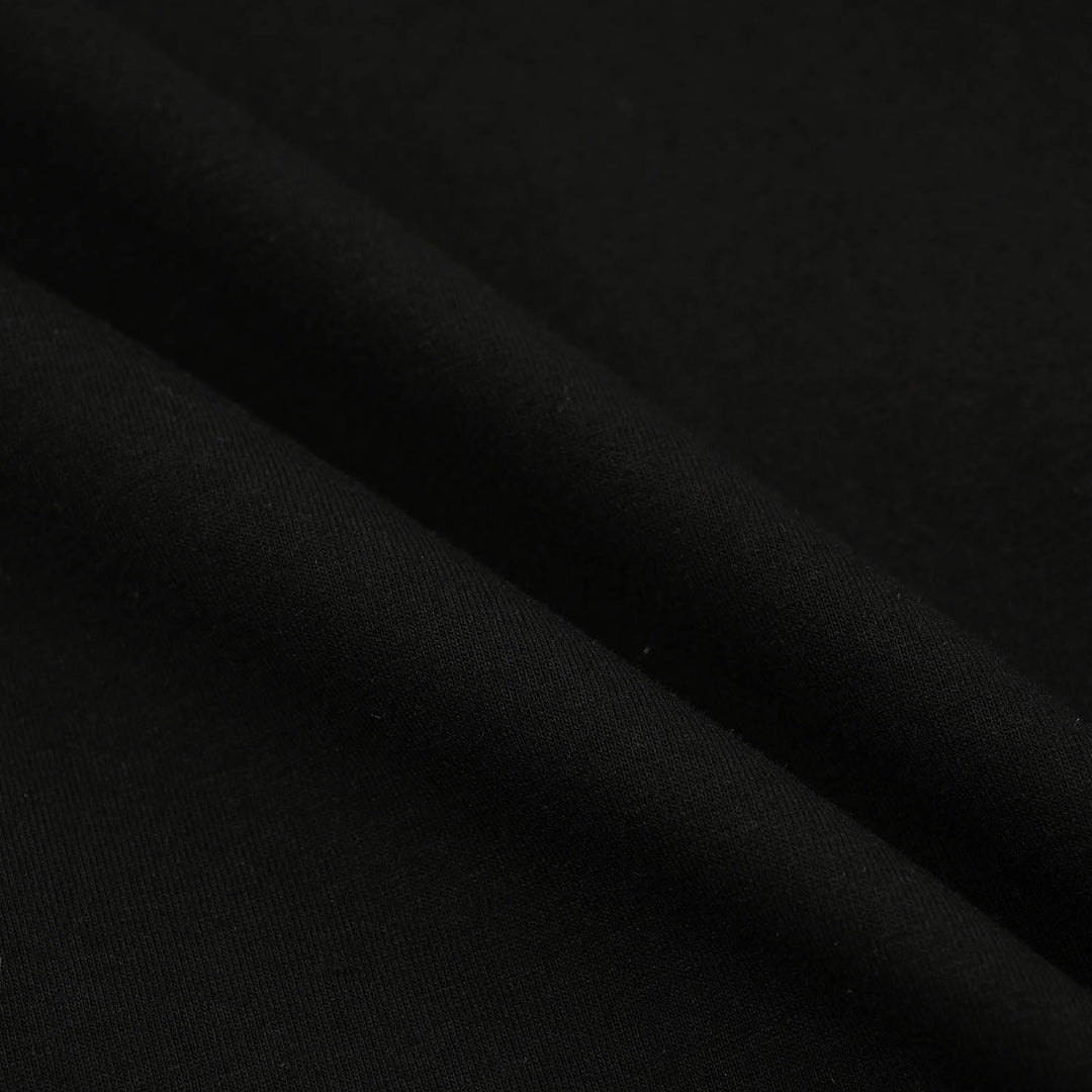 Boys Lycra Jersey T-Shirt Character-BLACK