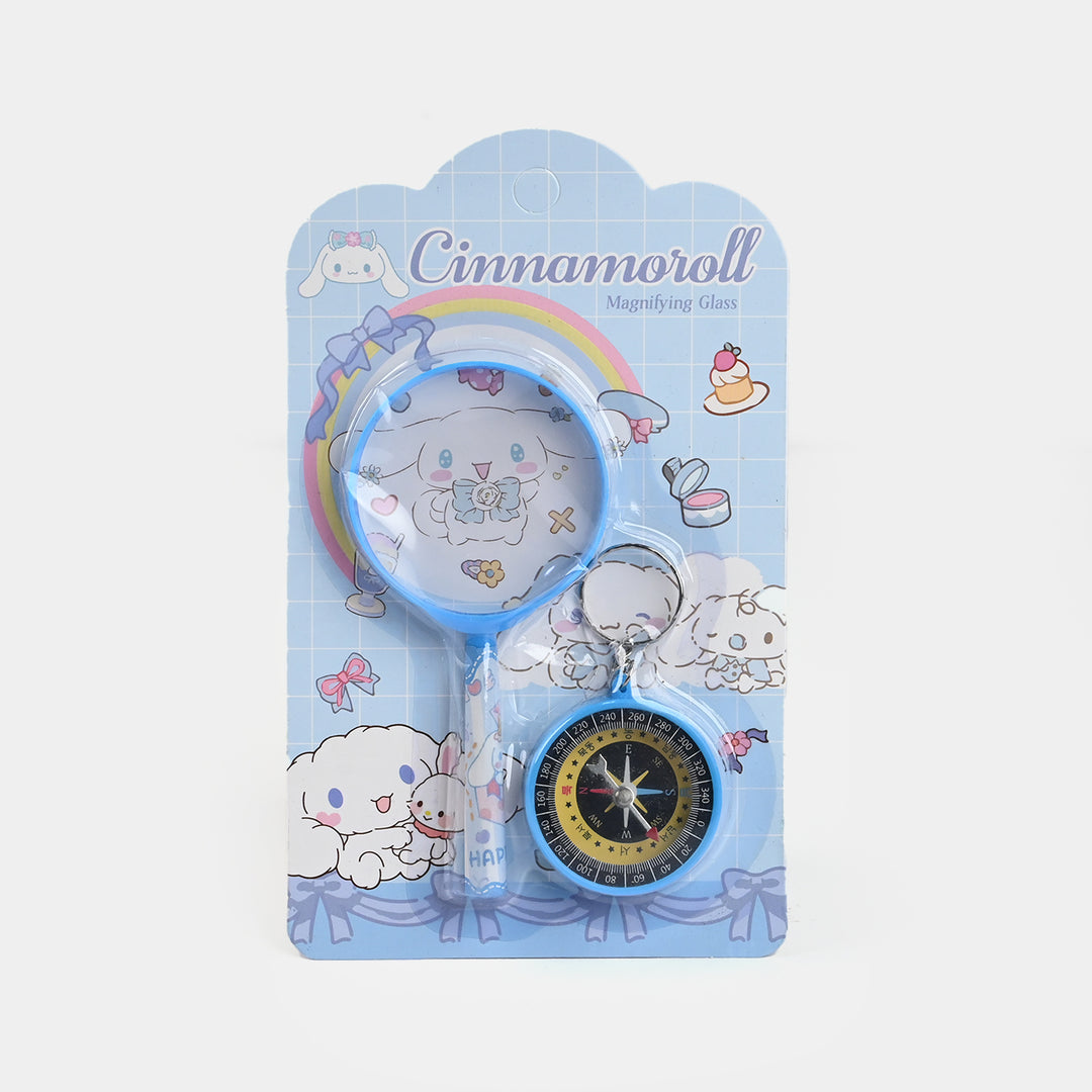 Magnifying Glass with Compass