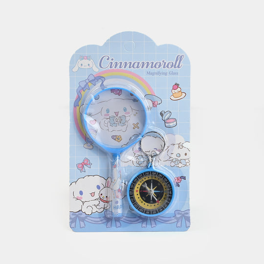 Magnifying Glass with Compass