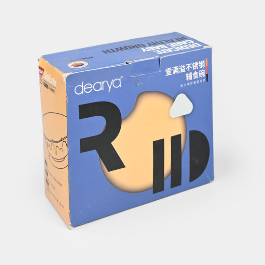 Baby Feeding Bowl With Lid & Suction Base