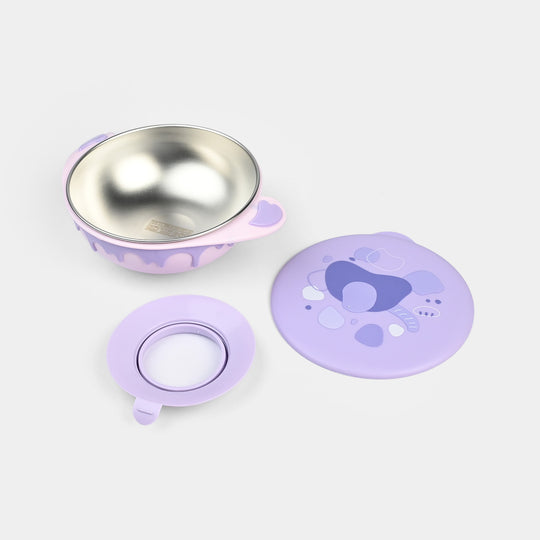 Baby Feeding Bowl With Lid & Suction Base