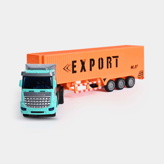 Remote Control Container Truck with Light for Kids