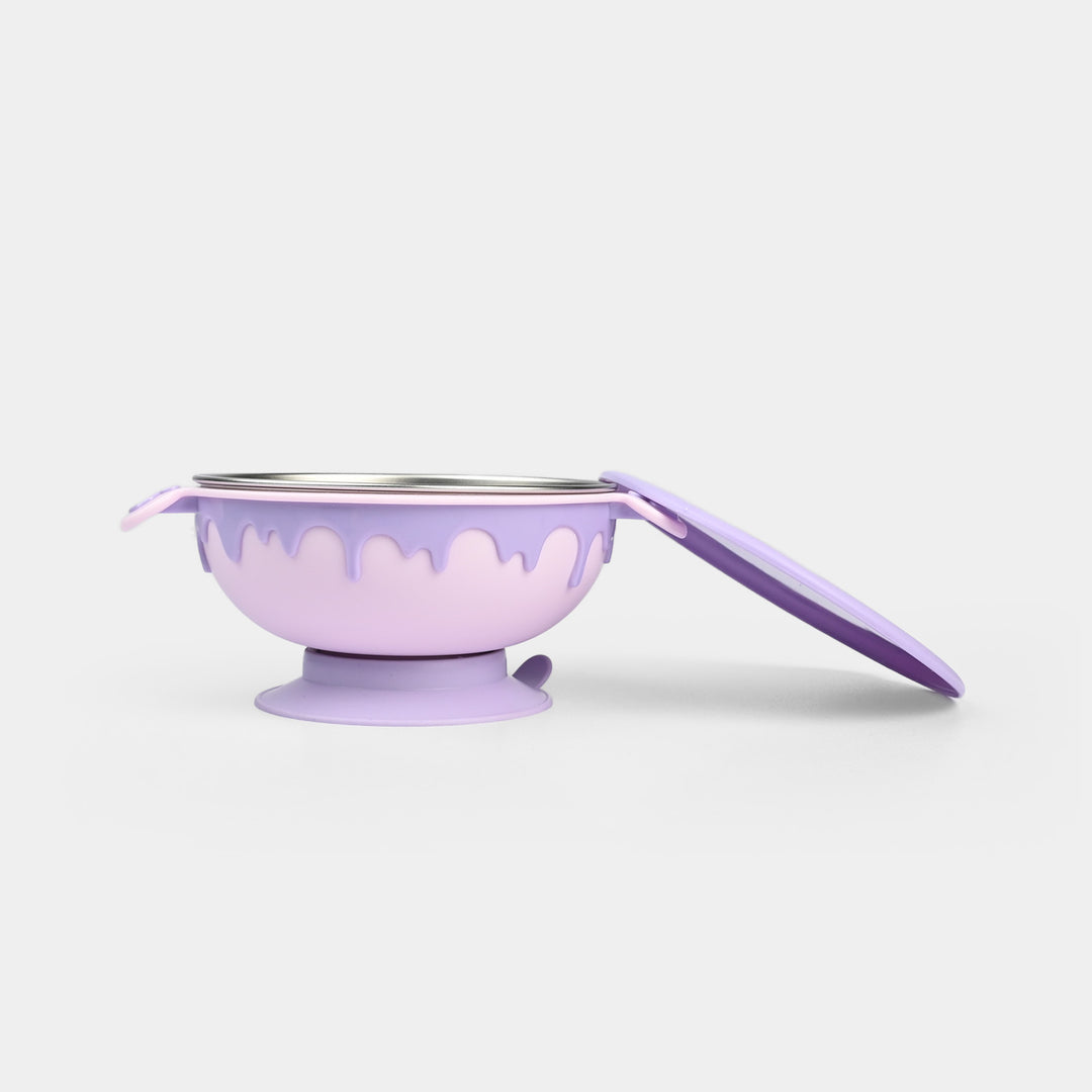Baby Feeding Bowl With Lid & Suction Base
