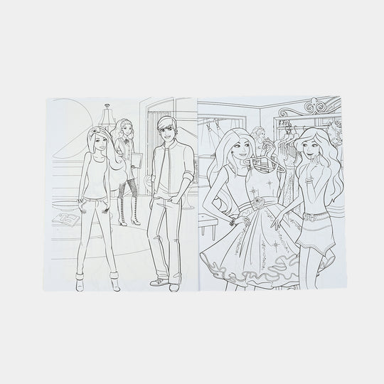 Character Activity Coloring Book with Stickers for Kids