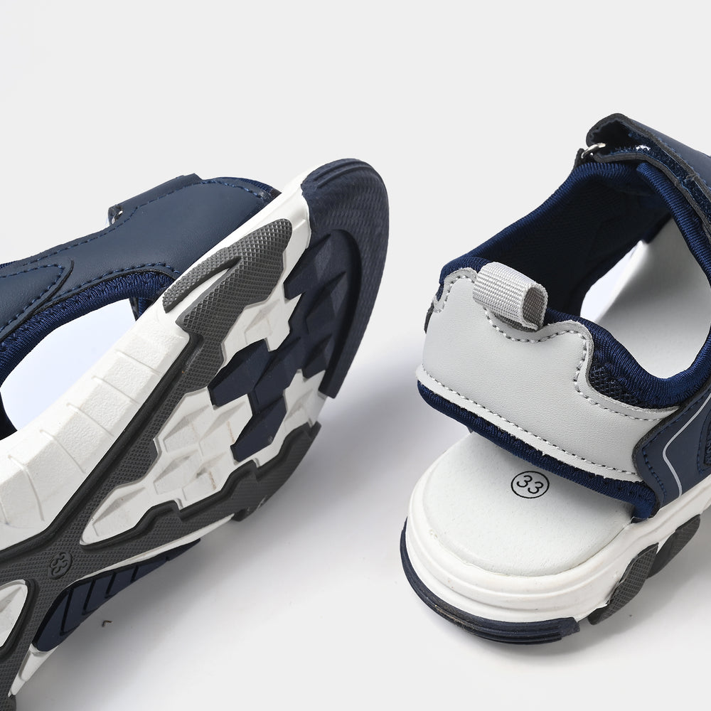Boys Sandal SF-128-9-Navy.Grey
