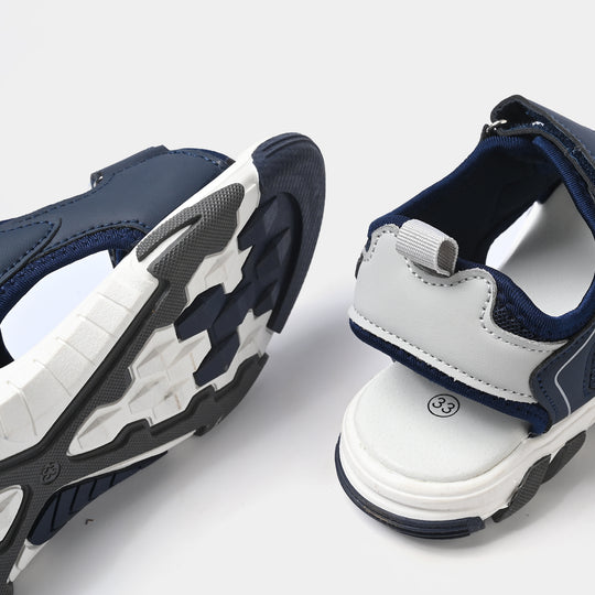 Boys Sandal SF-128-9-Navy.Grey