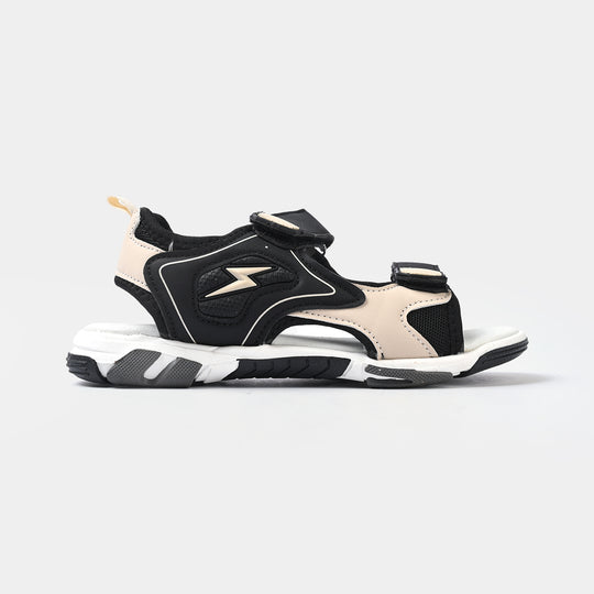Boys Sandal SF-128-9-Black/Beige
