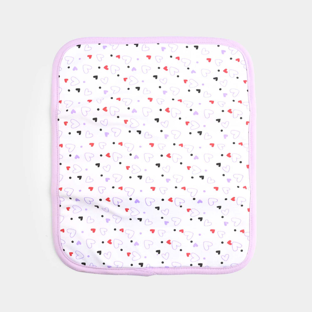 Baby Changing Sheet 13*16 Heart | Purple
