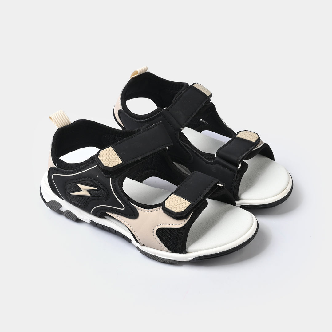 Boys Sandal SF-128-9-Black/Beige