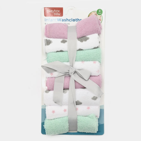 Playtex Soft Cotton Washcloths 8PCs Pack