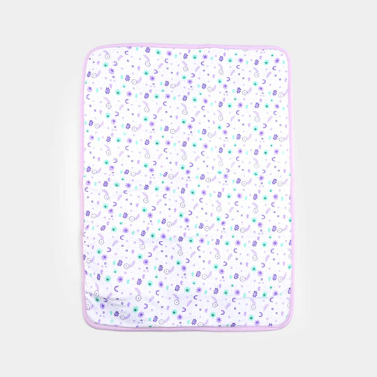 Baby Changing Sheet Flower | Purple