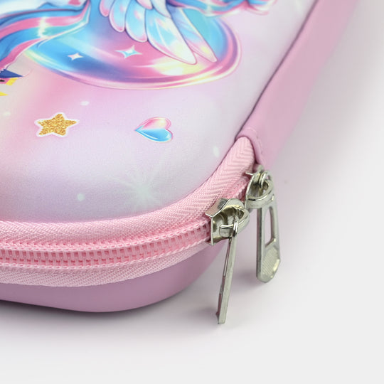 Stationery Pencil Pouch with Built-in Calculator