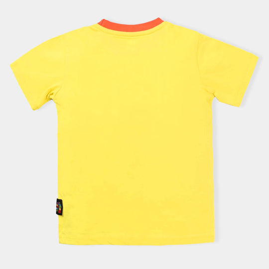 Boys Cotton Jersey T-Shirt H/S Lego-B | Yellow