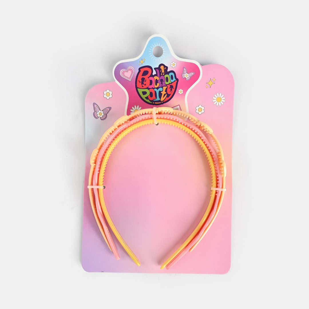 Plastic Hair Band Pack of 3