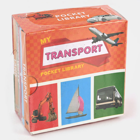 My Transport Pocket Library For Kids Pack Of 4