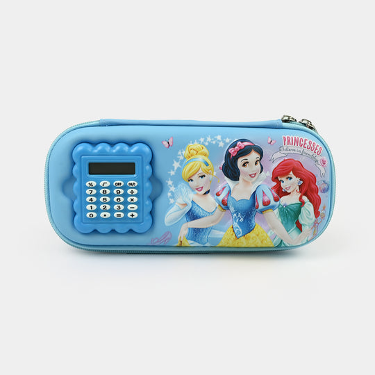 Stationery Pencil Pouch with Built-in Calculator