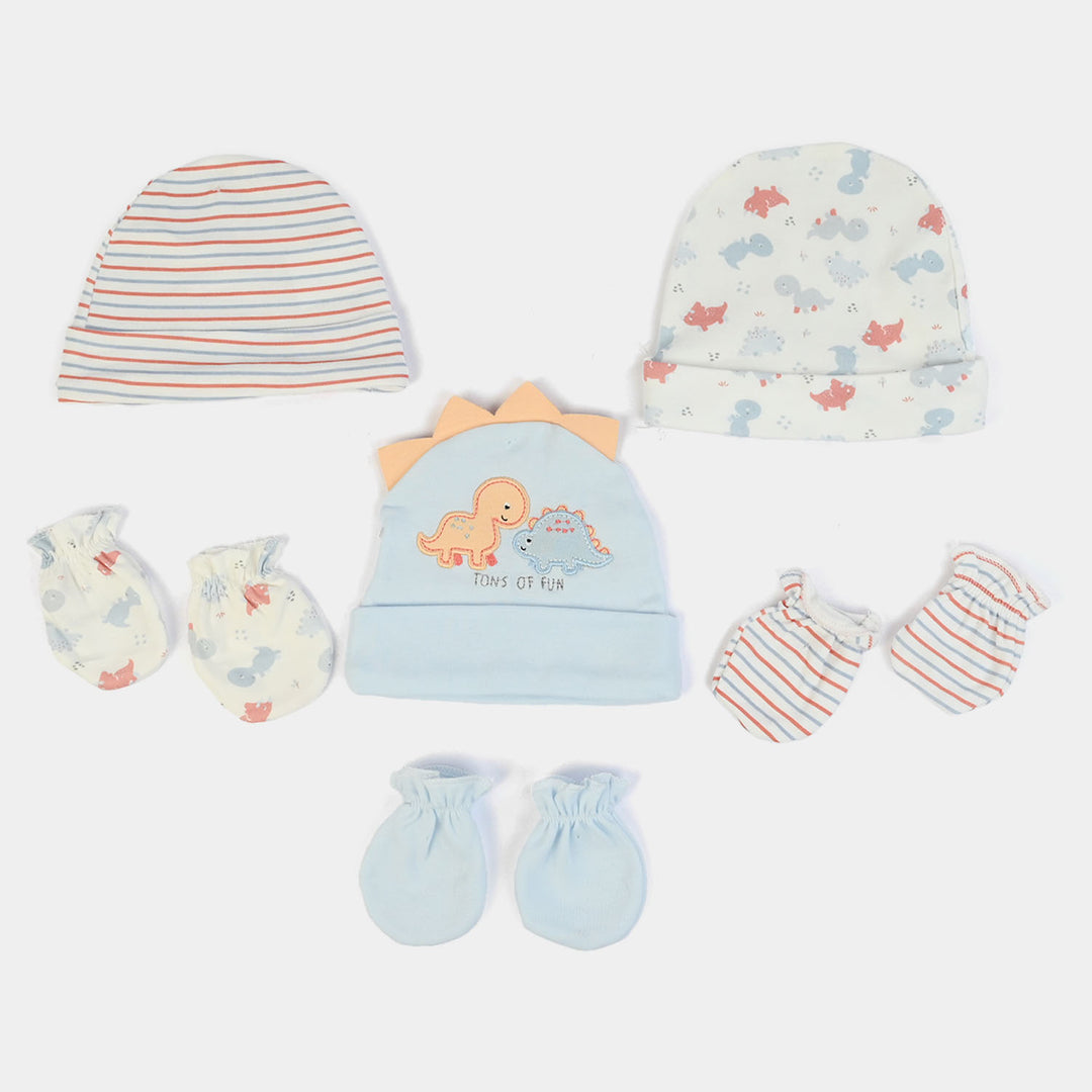 Baby Cap & Mitten Pack Of 6