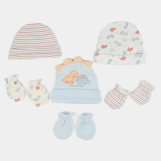 Baby Cap & Mitten Pack Of 6