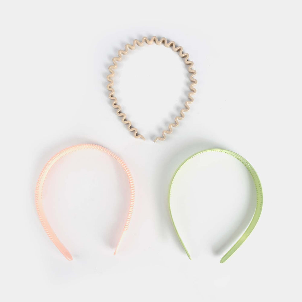 Plastic Hair Band Pack of 3