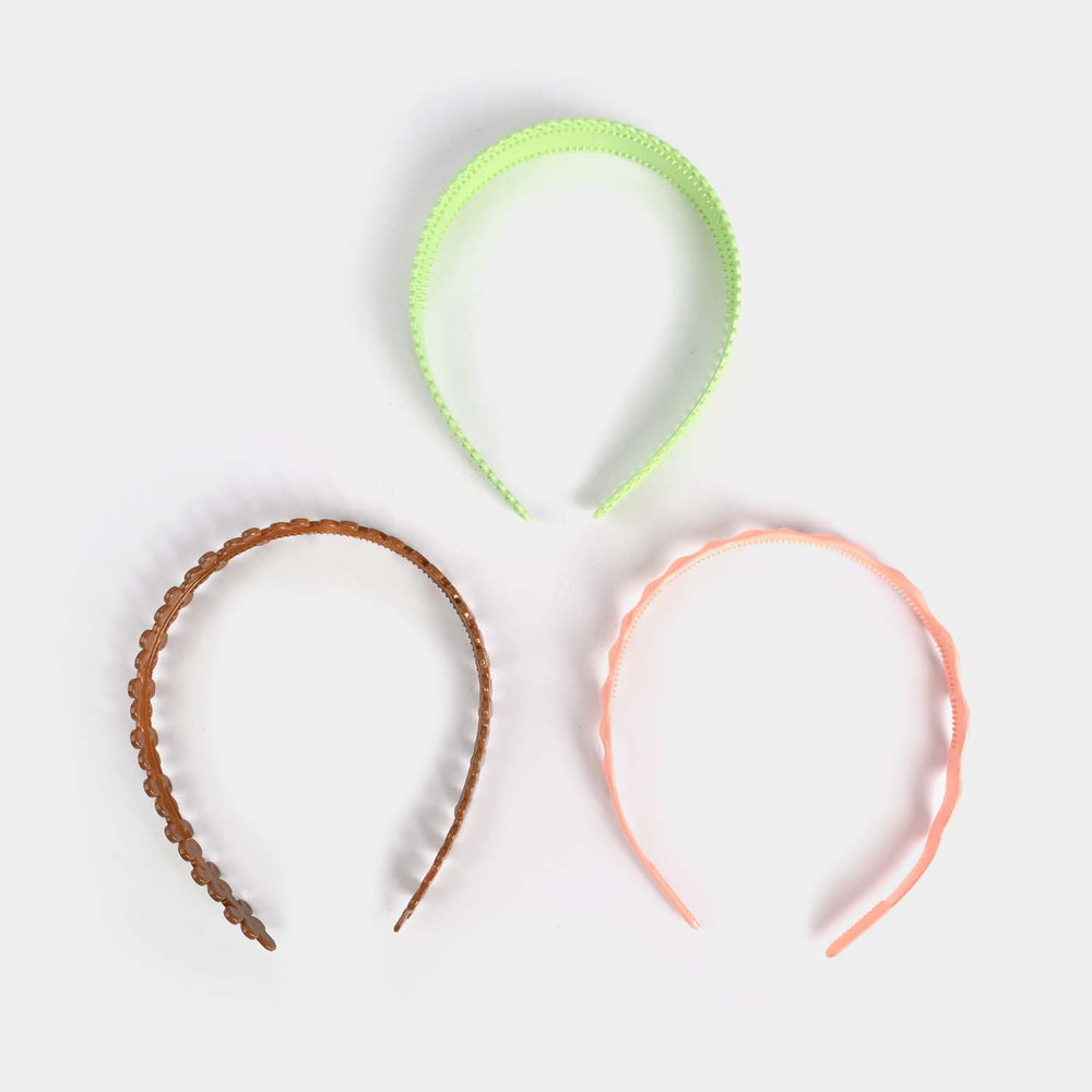 Plastic Hair Band Pack of 3