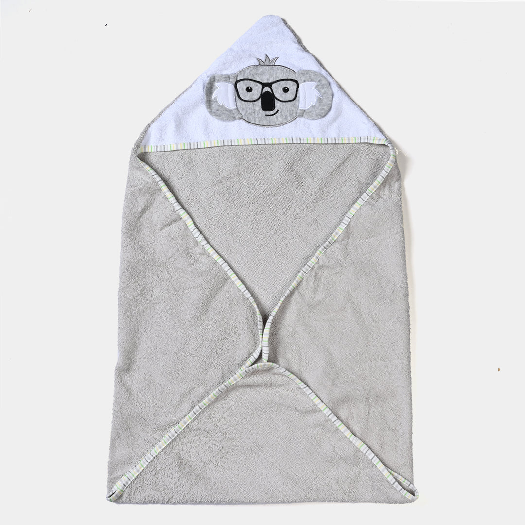 Hooded Baby Bath Towel For Kids | GREY