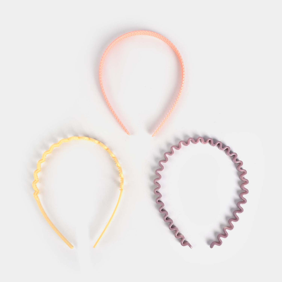 Plastic Hair Band Pack of 3