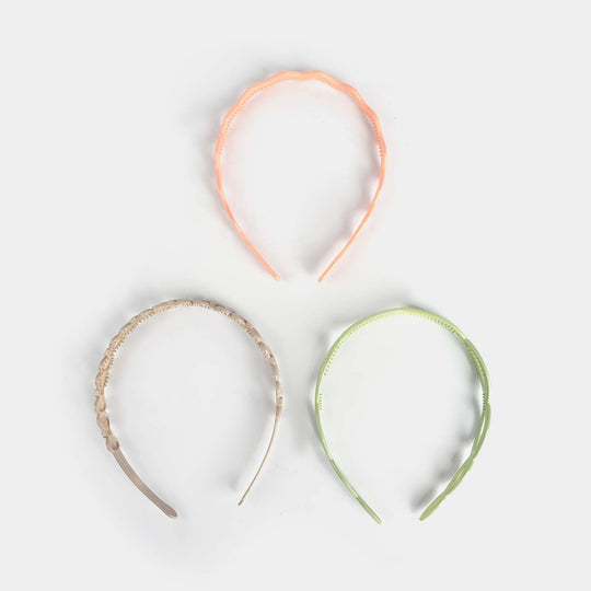 Plastic Hair Band Pack of 3