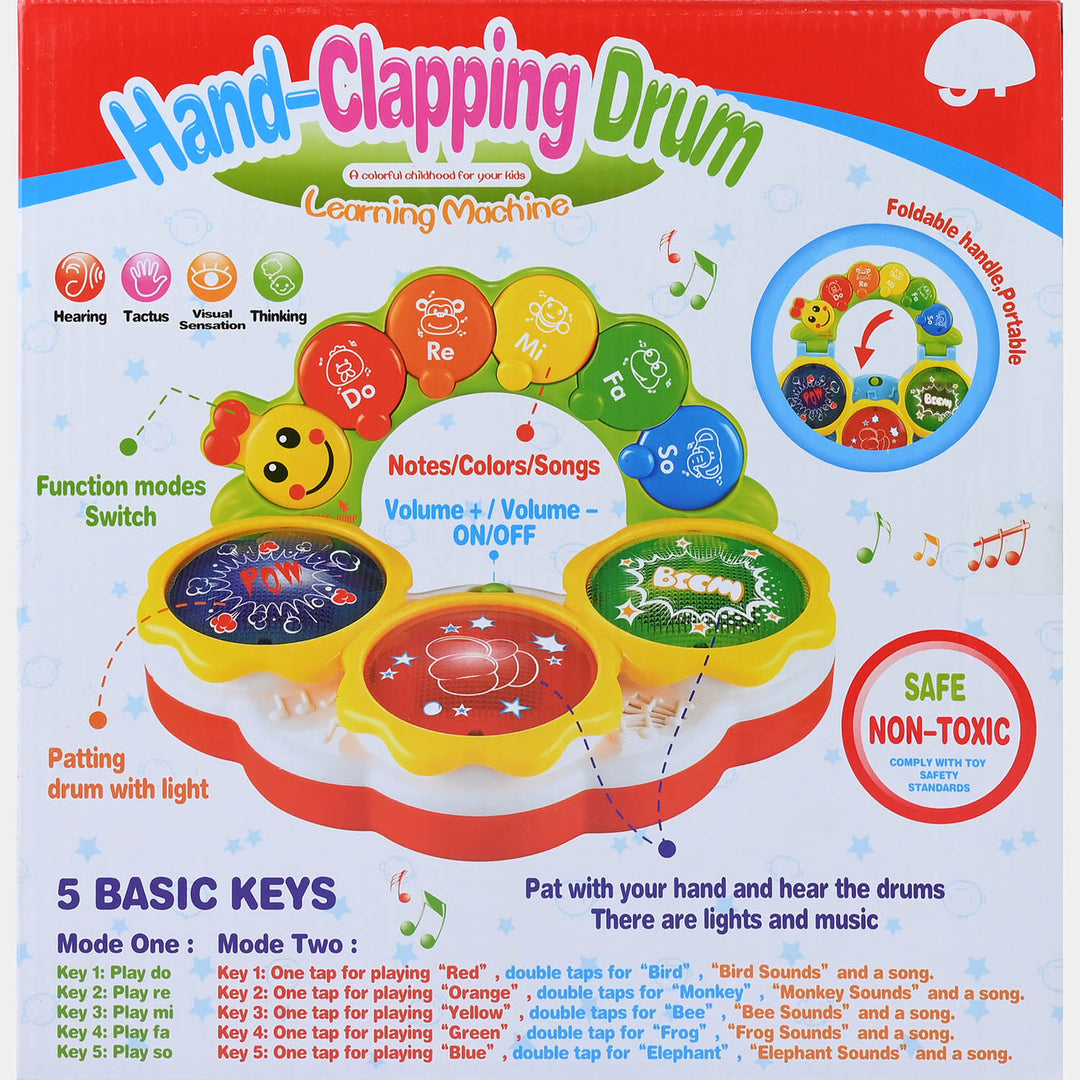 Hand-Clapping Drum Learning Machine/Musical Toy