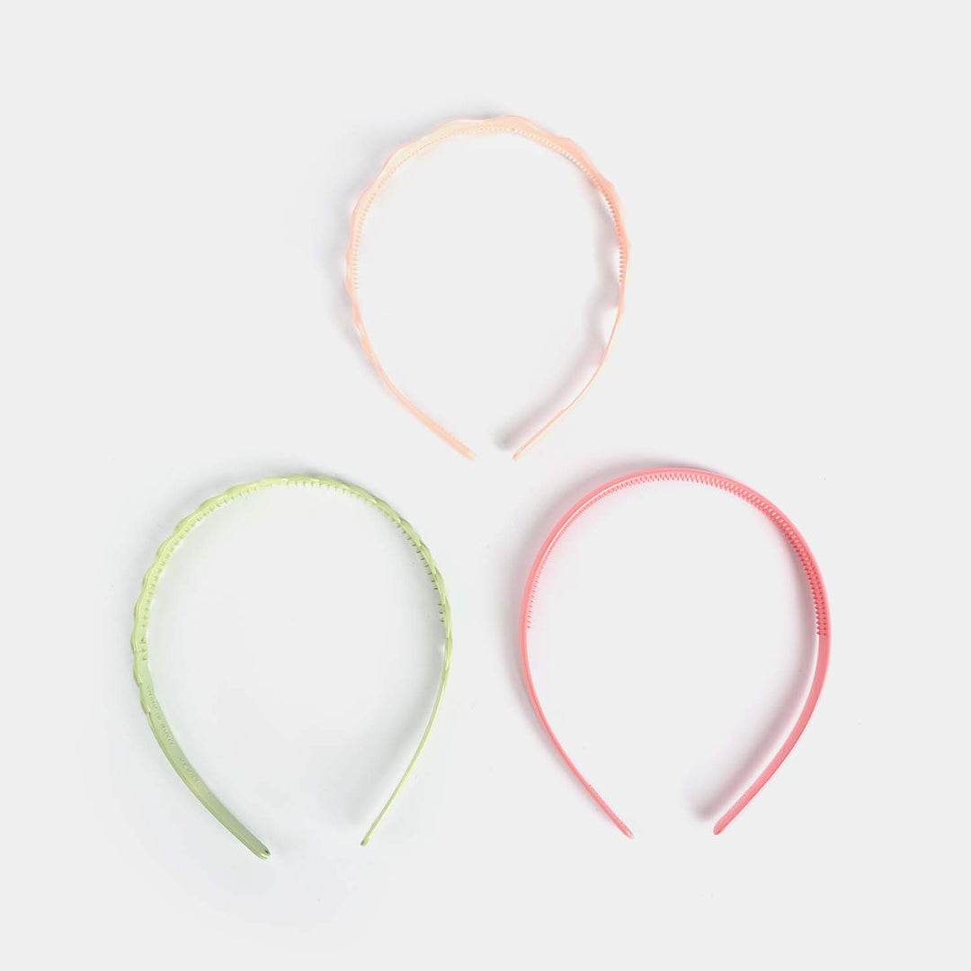 Plastic Hair Band Pack of 3