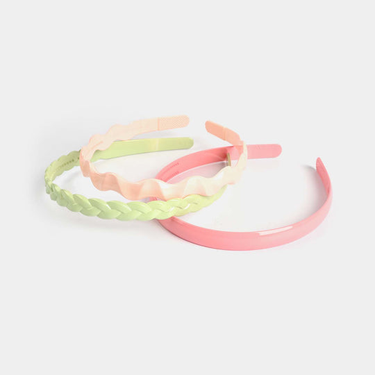 Plastic Hair Band Pack of 3