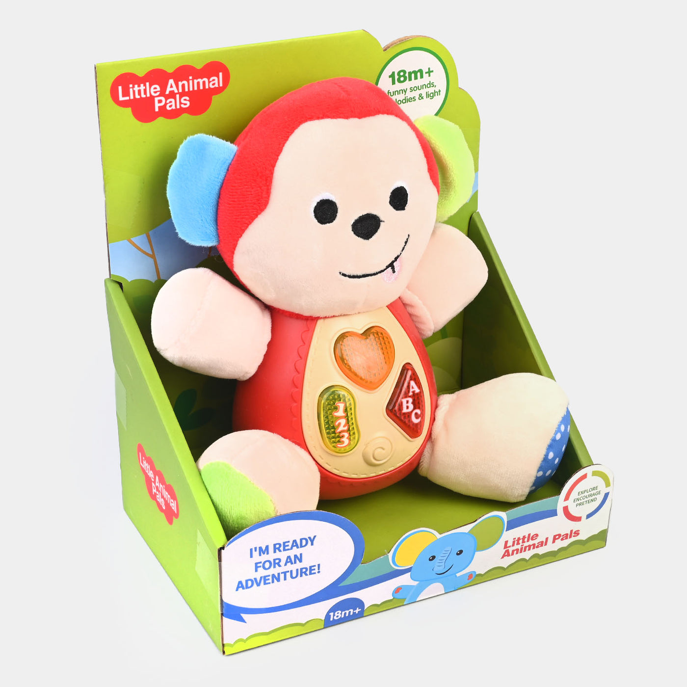 Pals Educational Monkey With Light & Music For Kids